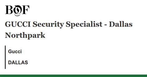 gucci security specialist salary|Gucci Security Guard Salaries .